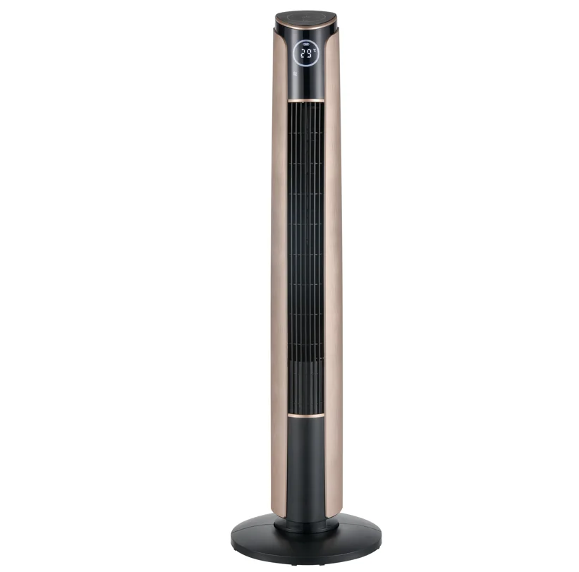Oscillation Tower Fan Digital Control Remote Bladeless Cool Tower Fan Electric Stand Fan With Timer