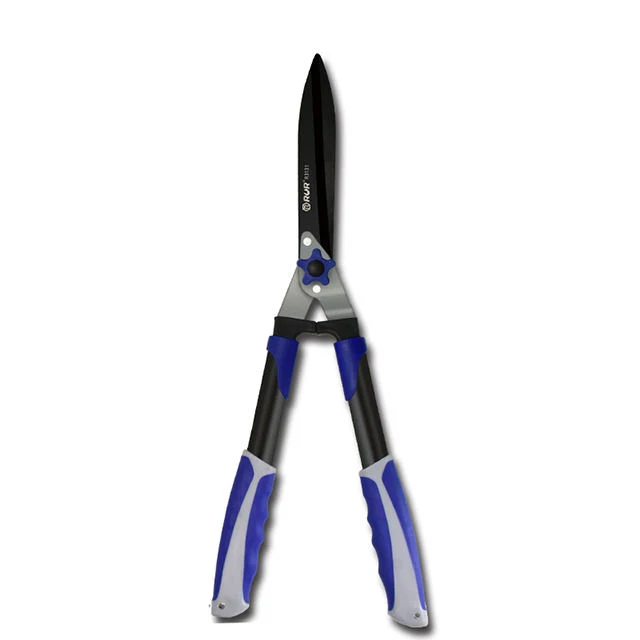 Premium Hedge Shear SK5 Steel Large Wave Shark Mouth  Retractable Aluminum Alloy Rod/Thickend lever comfortable rubber handle