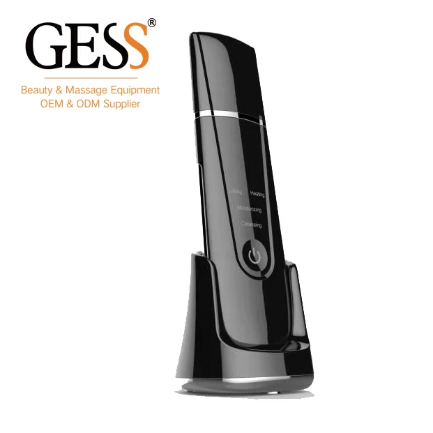 GESS новейший дизайн Sonic зубная щётка для лица удаления угрей шпатель пилинг кожи скруббер Ультразвуковой