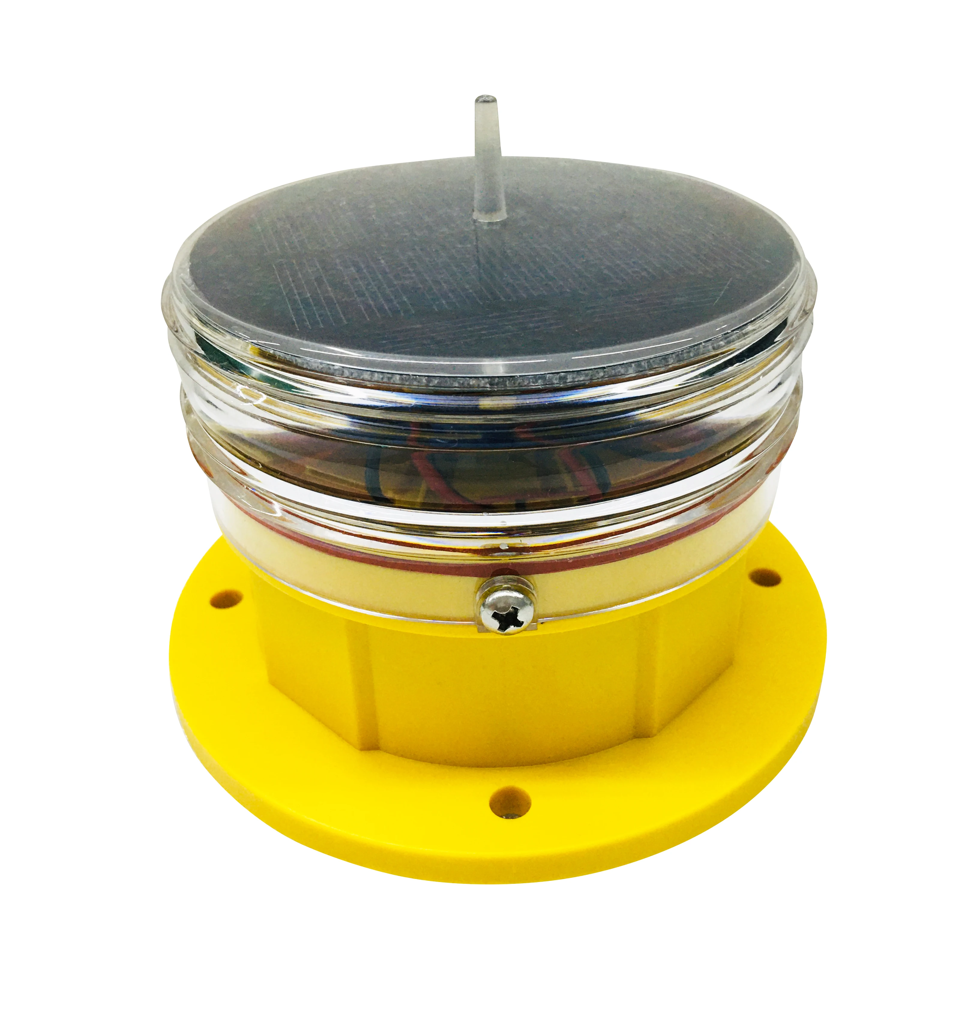 3NM White Solar Powered Led Marine light For Light House Sea Lane Safety Navigation Waterway
