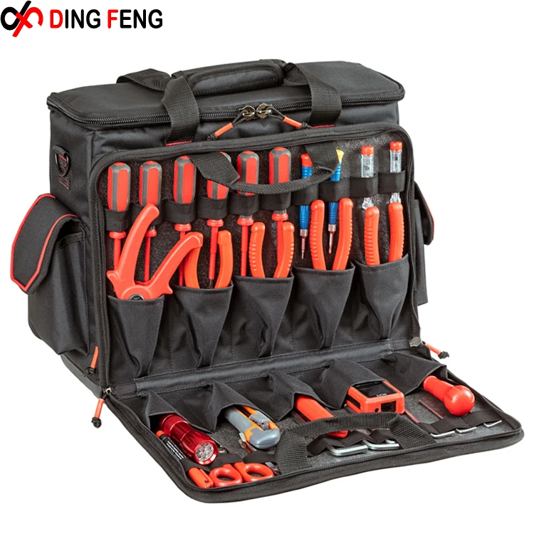 China Manufacturer Custom Heavy Duty Travel Tool Shoulder Bag Technician Work Bag Tool And Laptop Bag