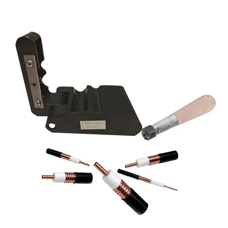 1/2 7/8 rf superflex feeder cable tool stripper and cutter tool