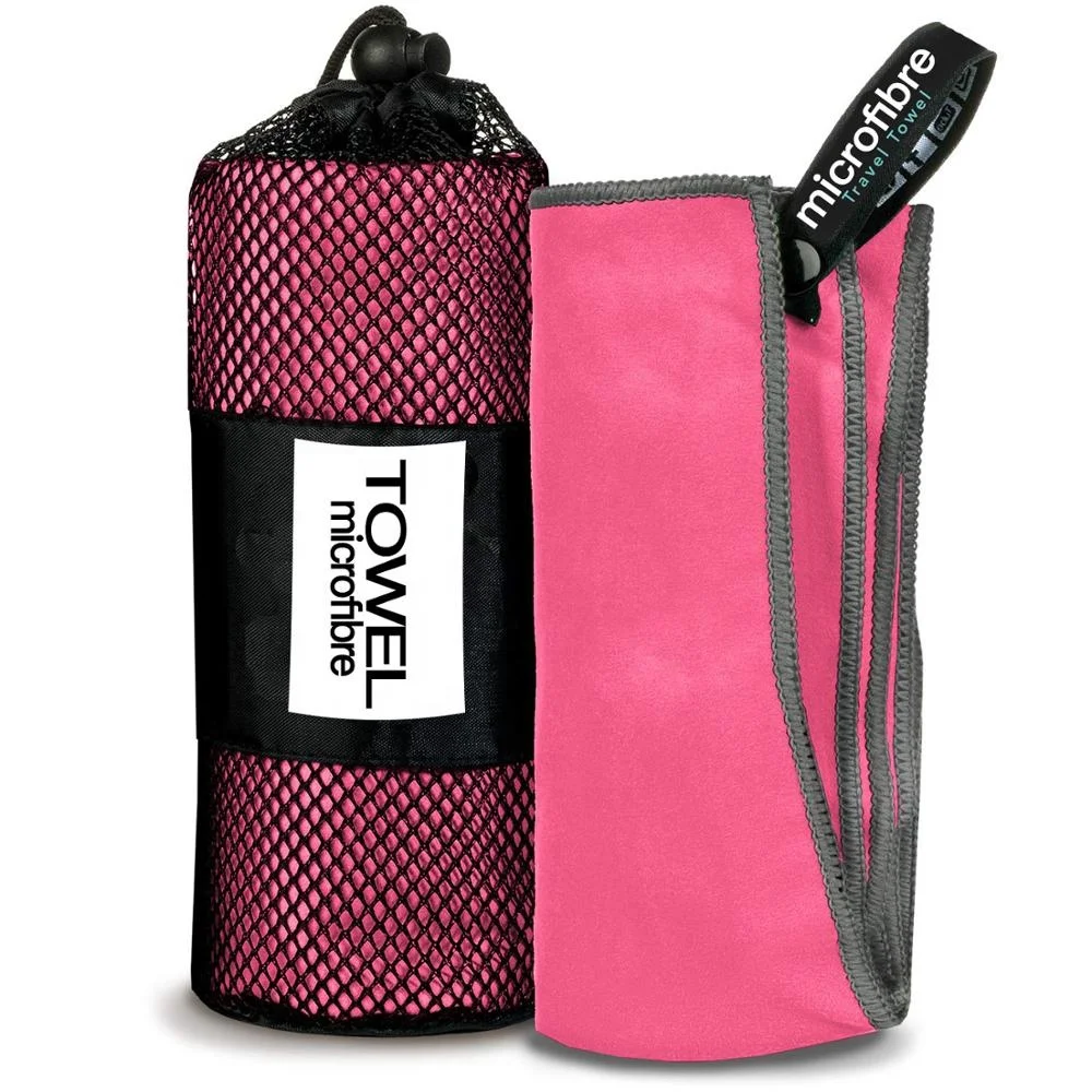 Custom sports square towel microfiber sports beach towel double-sided velvet absorbent quick-drying towel