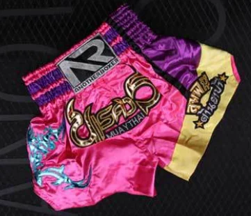 Custom 100 Polyester Elastic Fight Shorts Wholesale Muay Thai Boxing Short Martial Arts