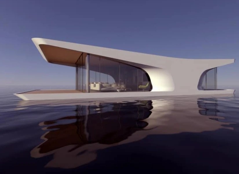 Luxury Floating Hotel Glamping Pod Prefabricated Luxury Container Houses for Tourism Movable Luxury Villas and Homes