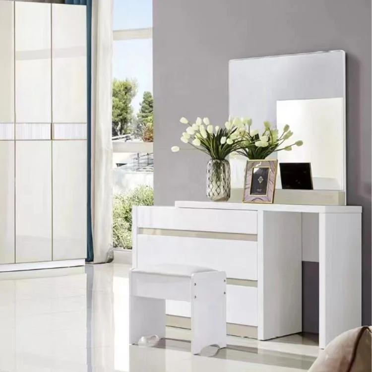 2023 modern bedroom furniture set luxury king size bed mdf