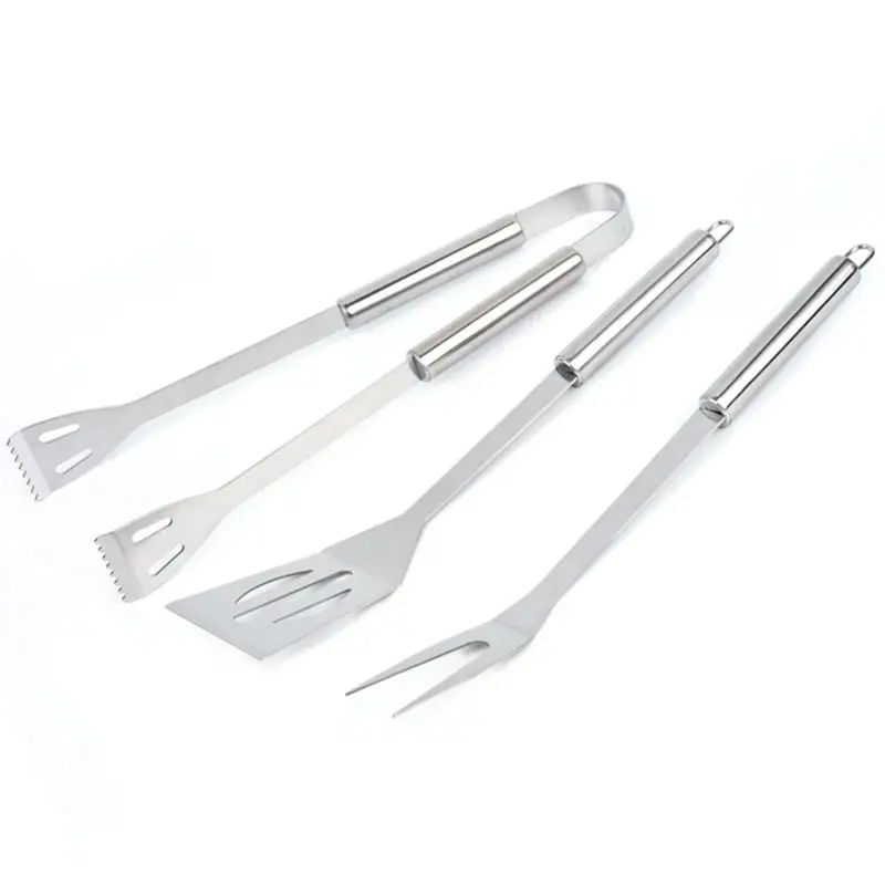 online Hot Sale Stainless Steel BBQ Tools 18pcs Perfect Outdoor Barbecue Grill Utensils Set with Oxford Fabric Case Package