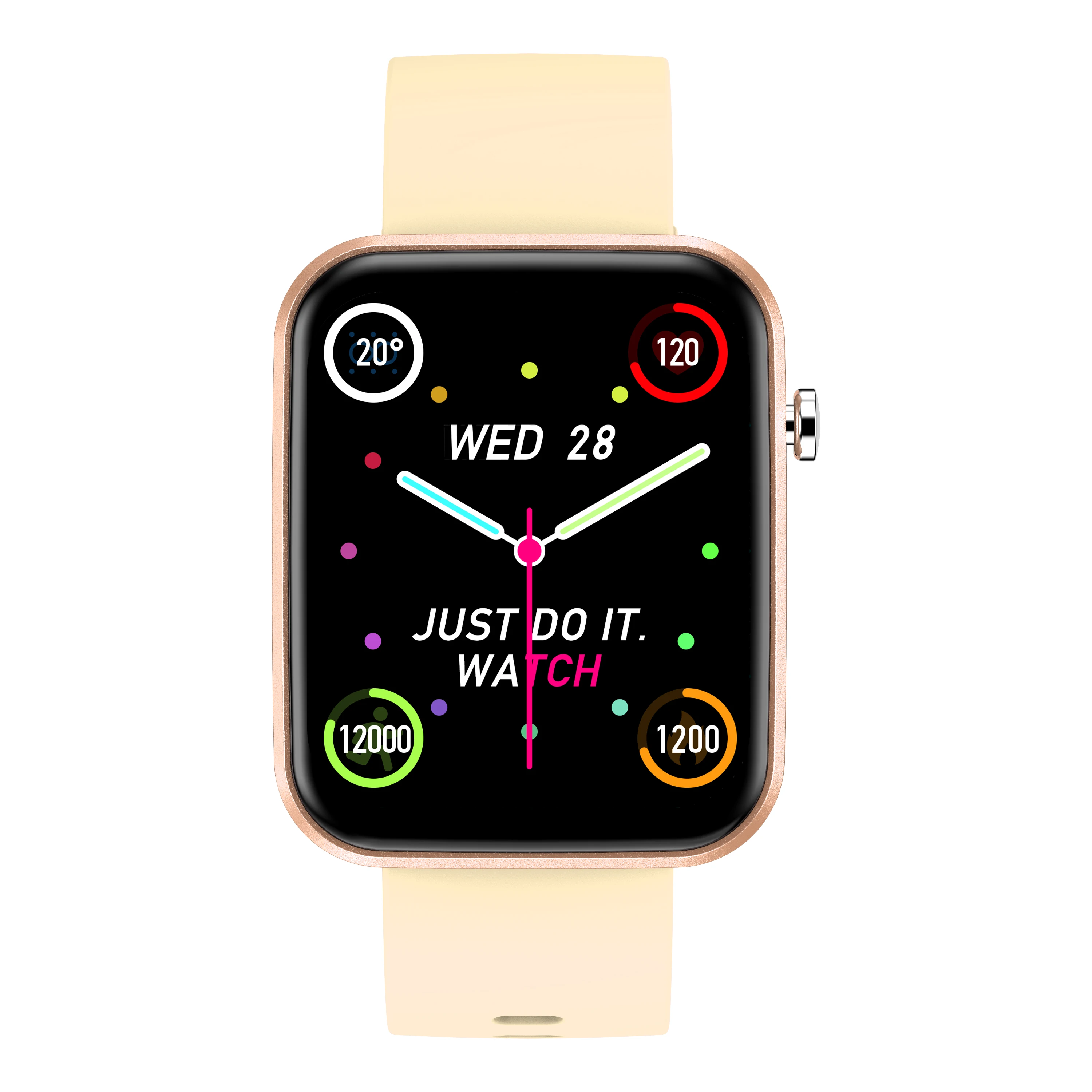 Amazon Hot Selling Smartwatch 1.69inch OEM full screen Popular Sports Bracelet Wrist Watch Fitness Smart Band