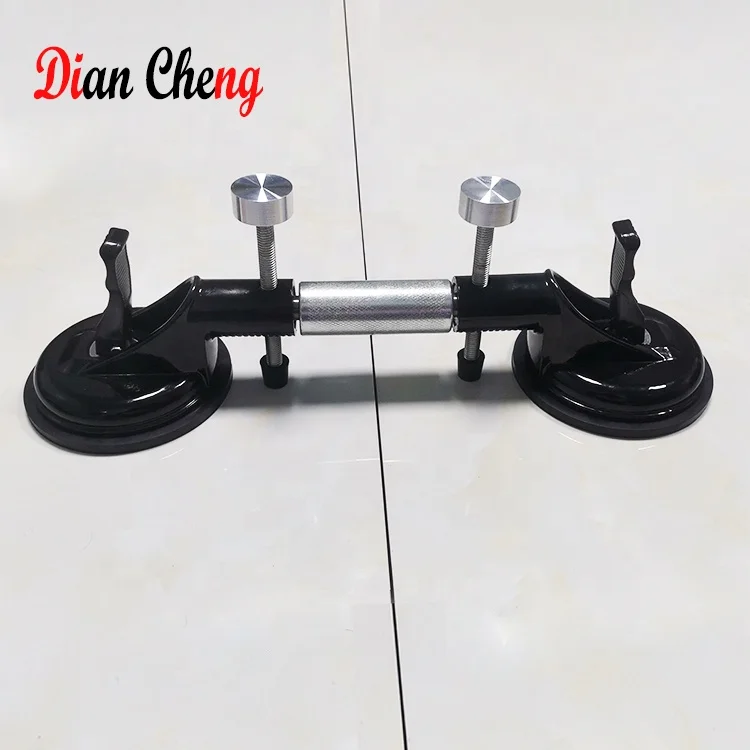 Factory hot sale 2 claw aluminum alloy vacuum glass ceramic tile glass seamless splicing tool  level adjustment