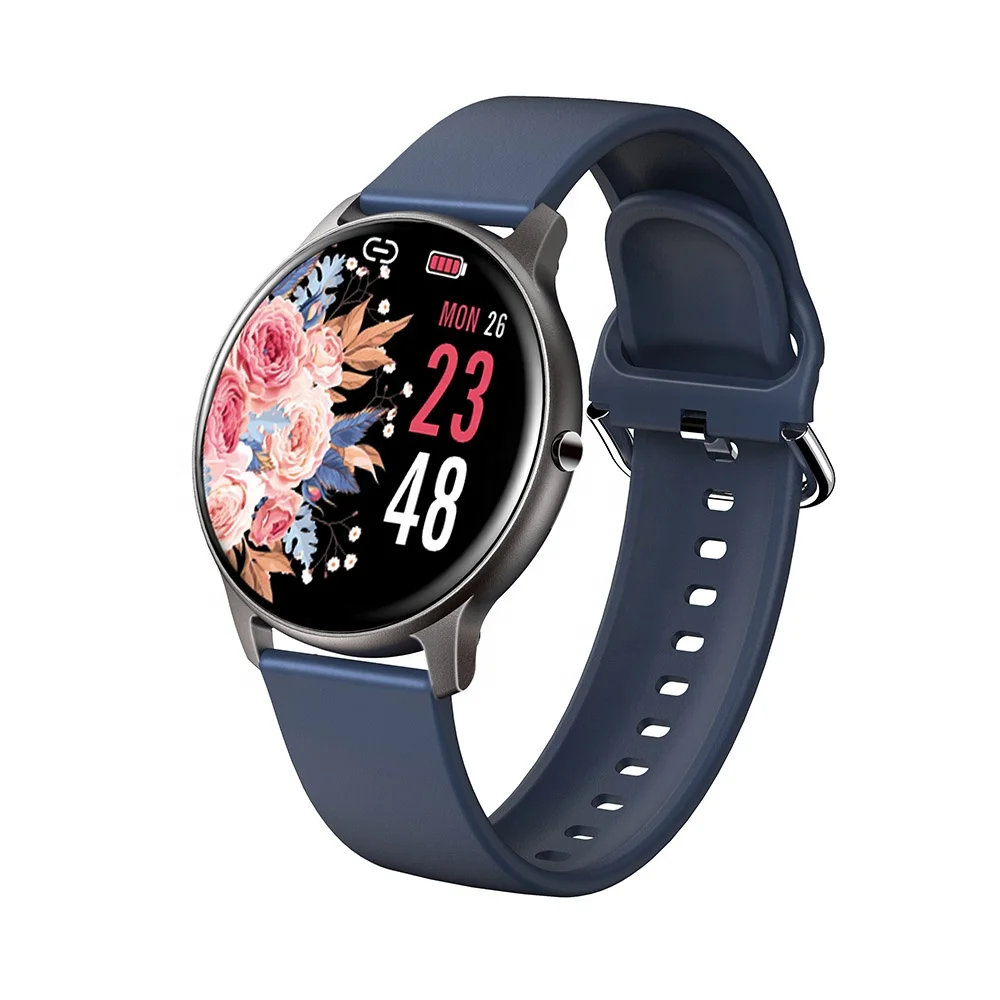 LW02 круглый сенсорный Android большой лучший фитнес музыка температура Smartwatch