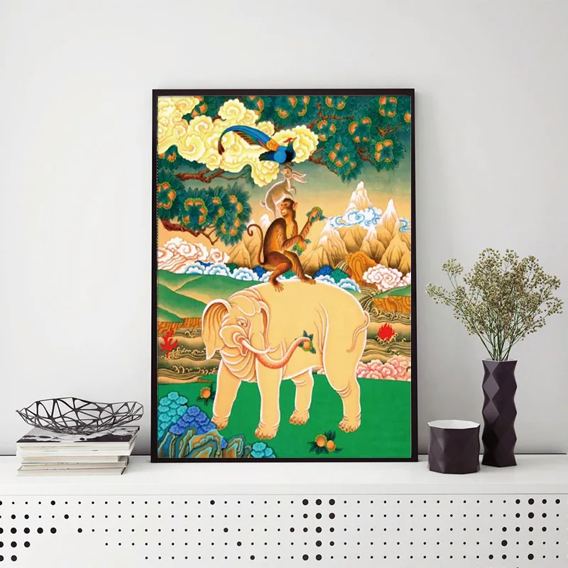 Frescoed Animal DIY Handmade Painting High Quality Magic Cube Drill Factory Direct Wall Decorations For Home Diamond Painting