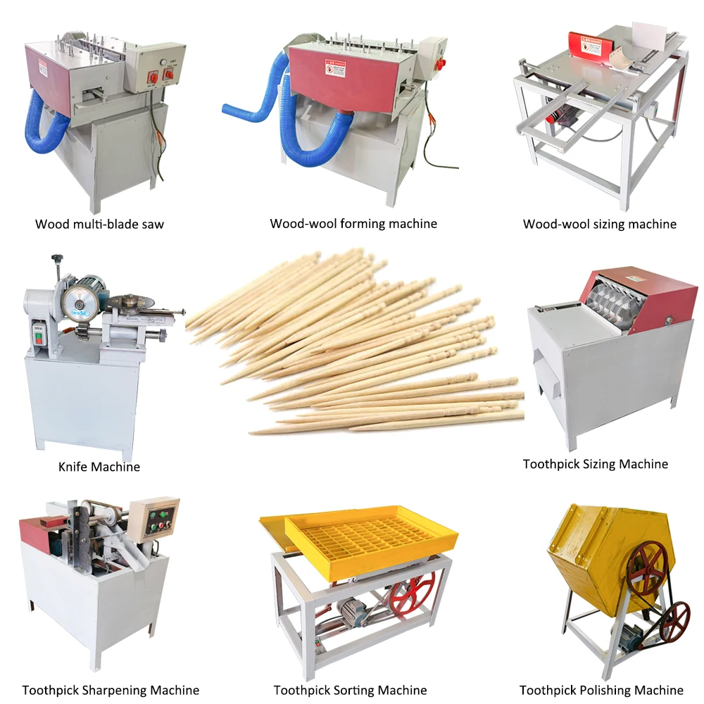 Bamboo floor processing machine toothpick bottle making machine wood cutting saw machine handheld