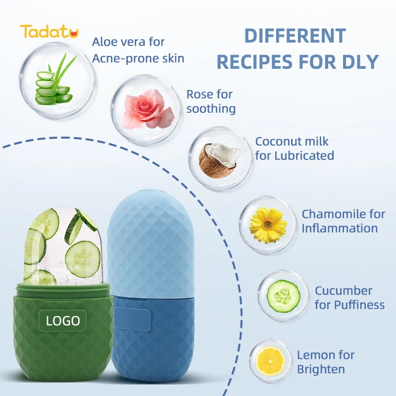 Cold Face Ice Roller Facial Ice Roller Facial Massager Ice Roller for Face and Eye