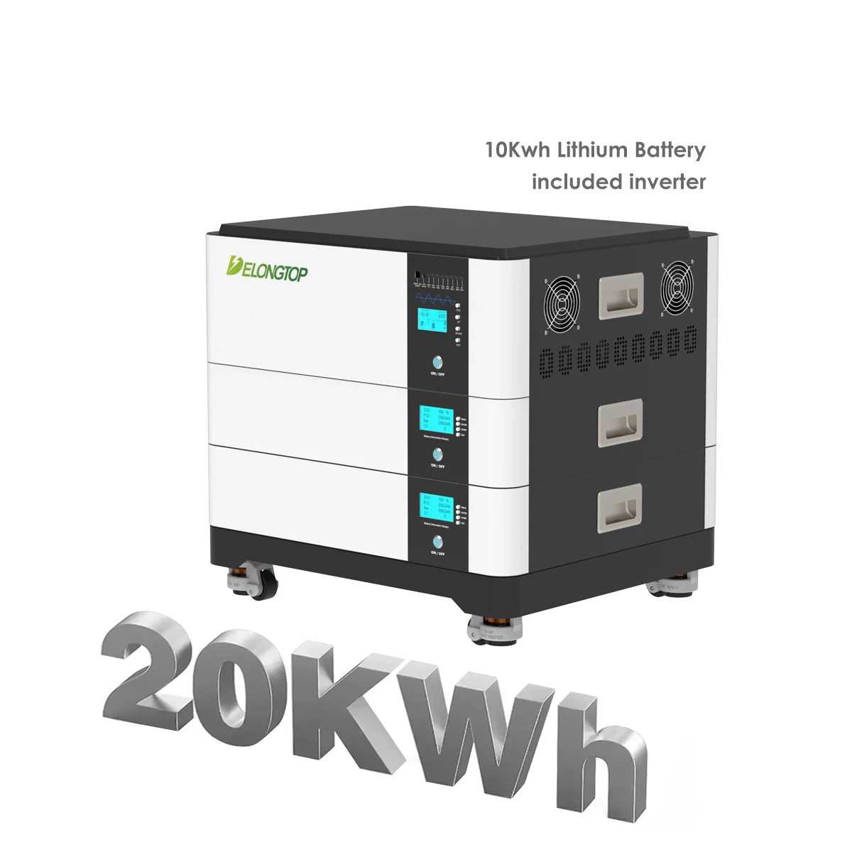 Plug and Play complete all in one 10kw 20kw 30Kw 50Kw 48v 200ah lifepo4 lithium ion battery solar energy system for house