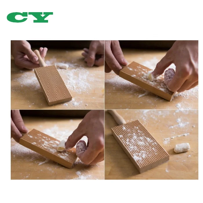 Kitchen Tool Wood Garganelli  Gnocchi  Board Stripper  Paddle