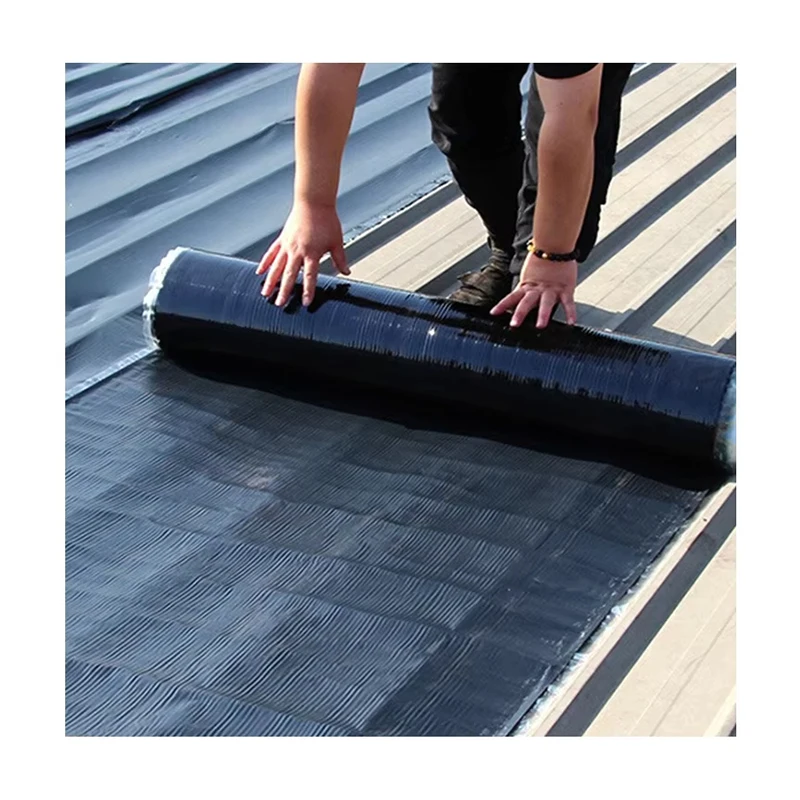 2mm Thickness High Polymer Self Adhesive Self Stick PET Modified Bitumen Waterproof Roof Material for Flat Roof