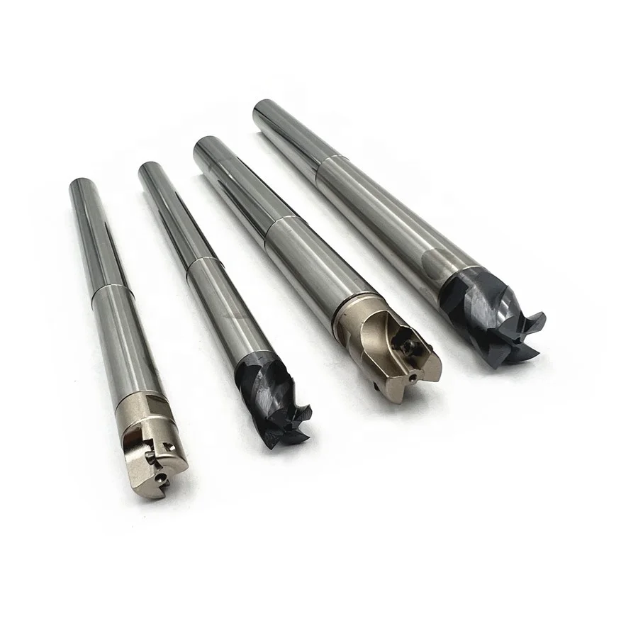 Tungsten Carbide extensions with Modular heads and exchangeable cutters JD0702-12-2T-M6