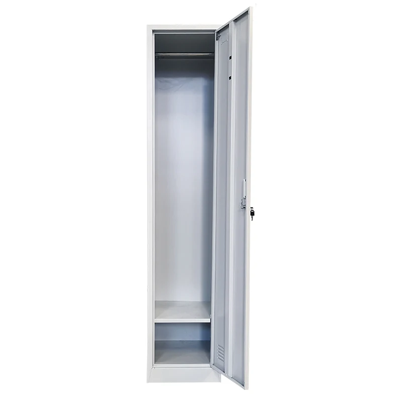 Knock Down China Cheap Single Door Steel Hostel Staff Gym Lockers