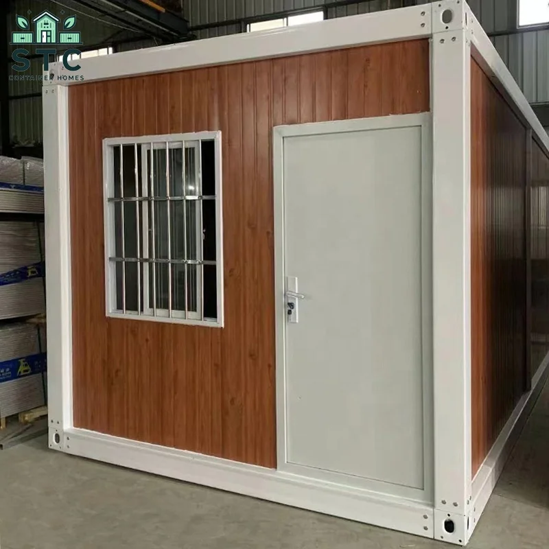 16ft Easily Transportable Semi-Managed Steel Modular Container House for Home Office Bedroom Simple Warehouse Applications