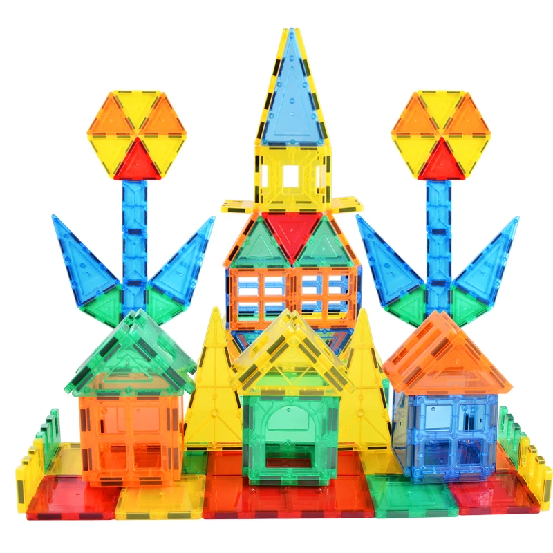MagBuild STEM Toys 48pcs 3D educational magnetic tiles magnet building blocks toys set