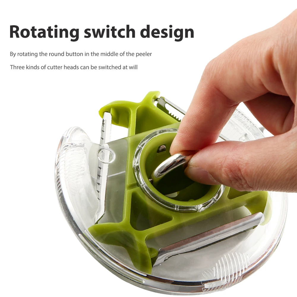 3 In 1 Multi-purpose stainless steel potato peeler slicer grater shredder vegetable fruit tool for kitchen gadget accessories