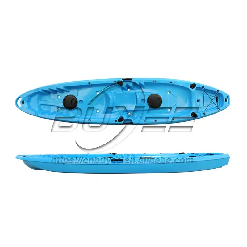Wholesale china manufacturer fishing kayak 2 person canoe family sit on top kayak for sale