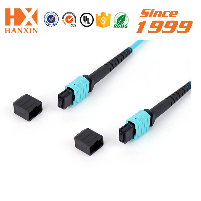Hanxin 22 years fast connector OEM factory 9/125 SM simplex duplex 1m 2m 3m 5m SC LC FC ST UPC APC optical fiber patch cord