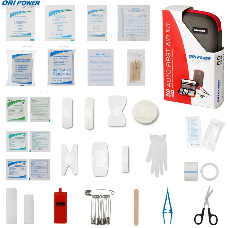 Oripower Professional EVA Medical Kit Waterproof Custom Emergency First Aid Kit For Outdoor