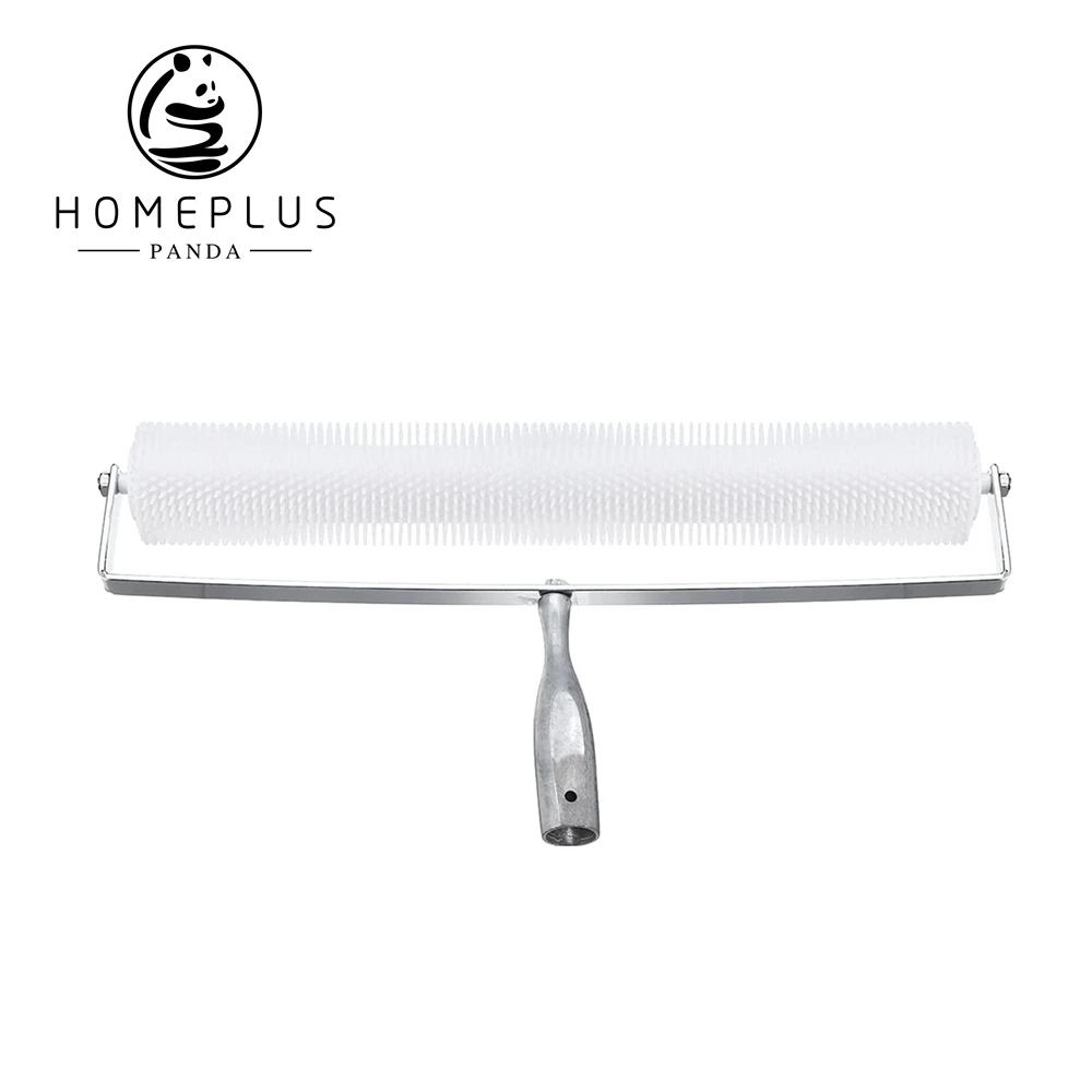 18 INCH spike roller for paint floor soft rubber roller with Aluminum frame
