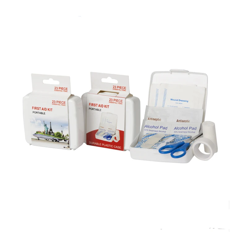 standard medical first aid kit plastic first aid box