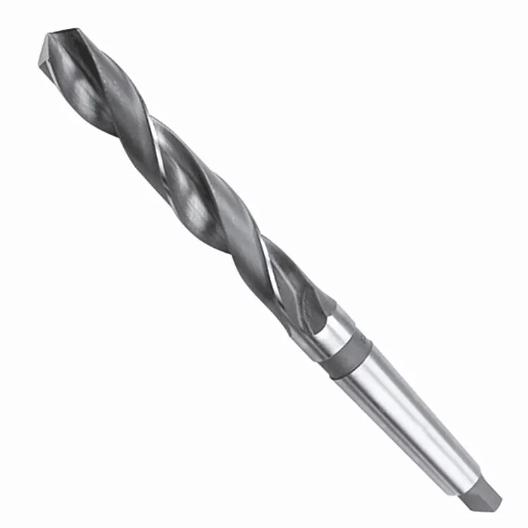 Milled Flute Black&Bright Finished DIN345 Metal Drilling HSS Morse Taper Shank Drills