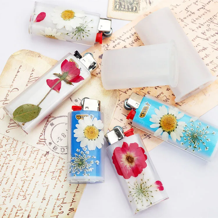 Transparent Silicone Mould Resin Decorative Craft DIY Lighter protective casemold handmade Mold epoxy resin molds for jewelry