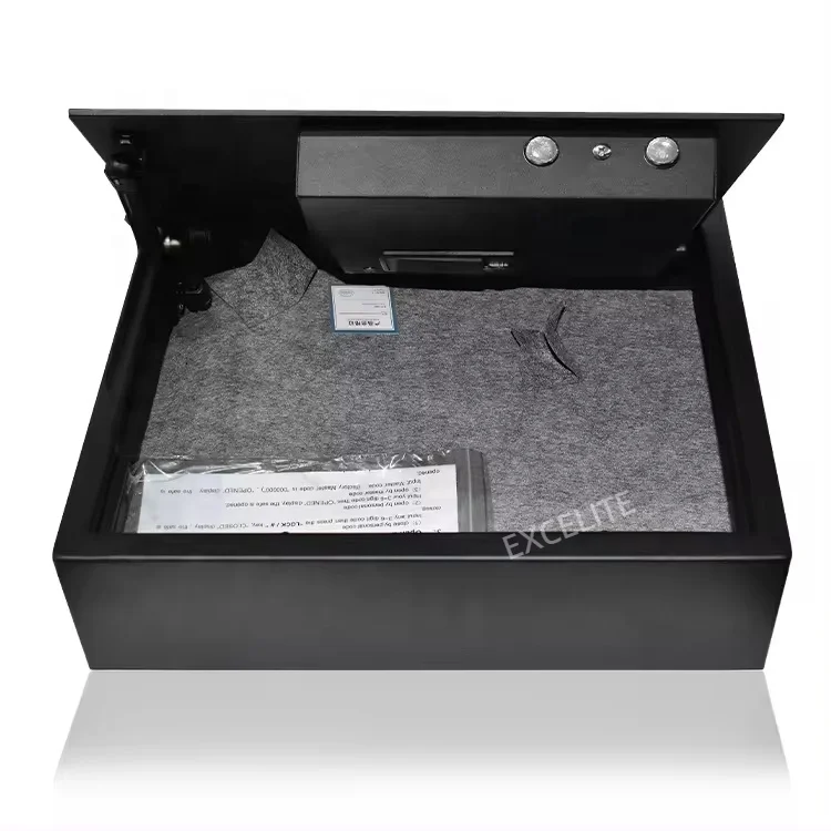 Hotel Home Guest Room Top Open Fingerprint Storage Security For Home Box Safe Fireproof Security Key Small Stash Safes Lock Box