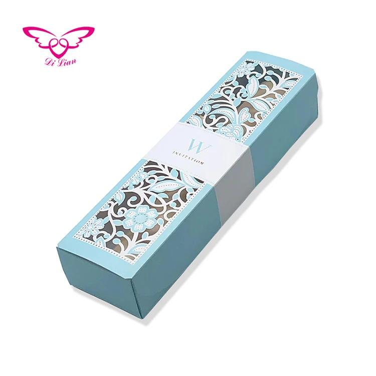 
New Style Luxury Scroll Wedding Invitation Card 