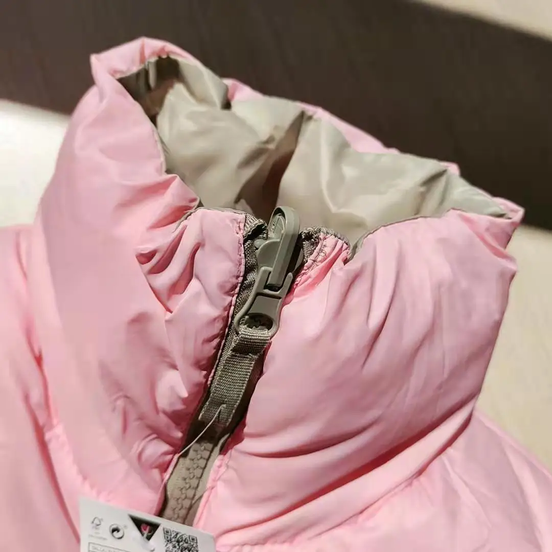 Wholesale 2022 Solid Color Sleeveless Zipper Winter Puffer Vest Jacket
