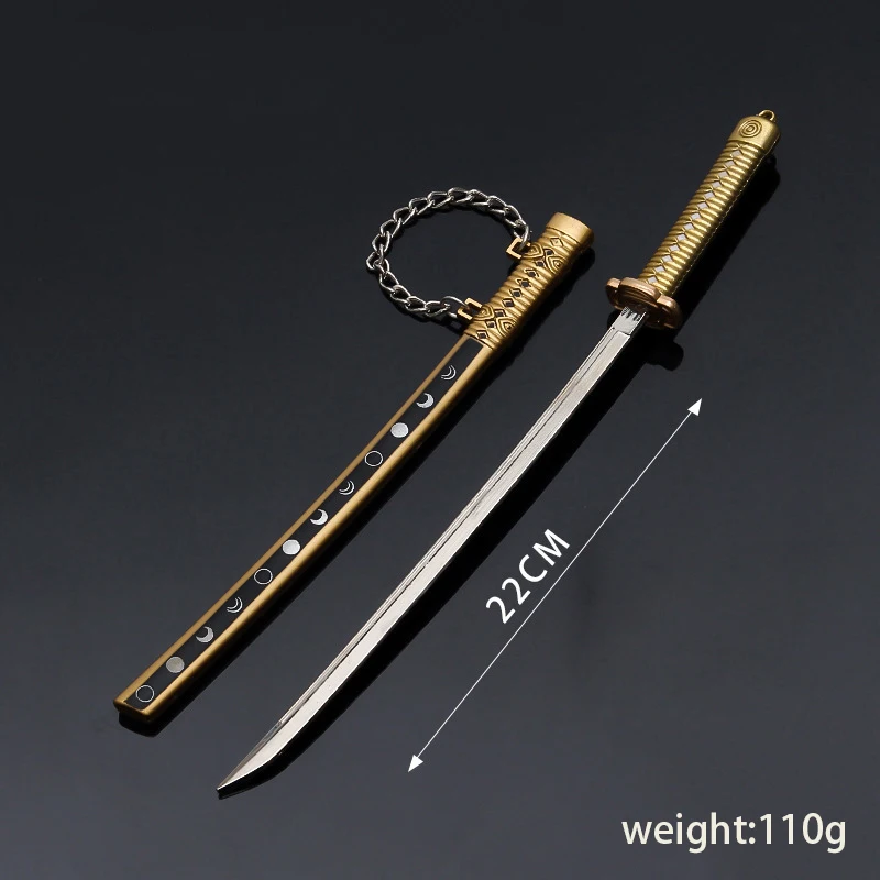 Wholesale 21cm Japanese Anime High Quality Snow walking knife shadow Small Mini Sword Keychain