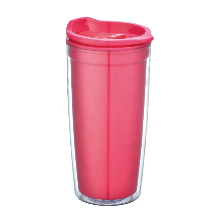  China Factory Leisure Multiple Color Travel Plastic Tumbler Coffe Drinking Water Bottle