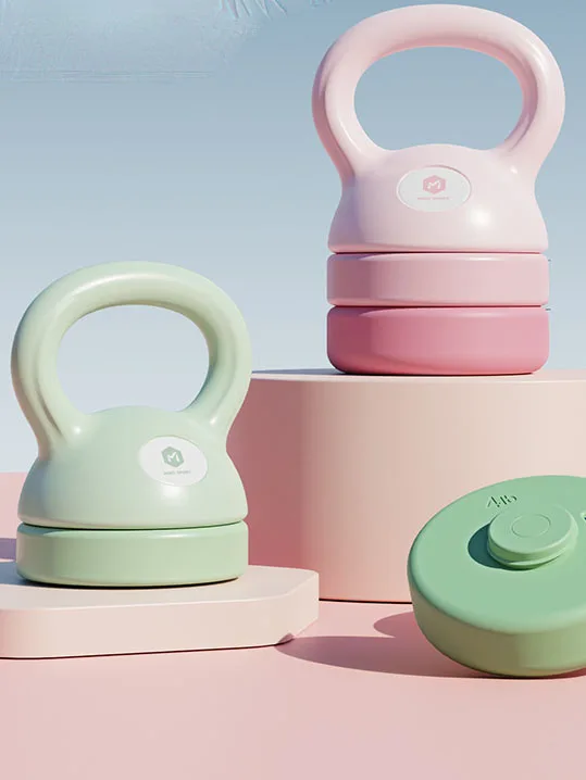 Adjustable Kettlebell Weights Weight Lifting Home Fitness Exercise Equipment Set Men and Women for Strength Training Exercise