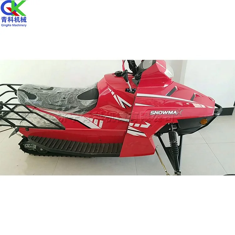QK brand Crawler Outdoor Snowmobile Ice Motorcycle Resort Recreational Vehicle Snow Scooter with high quality