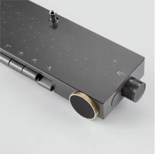 High Quality Starlight Rain Mixer Shower Head Luxury Trim Systems In-Wall Shower Faucets Bath Shower Set