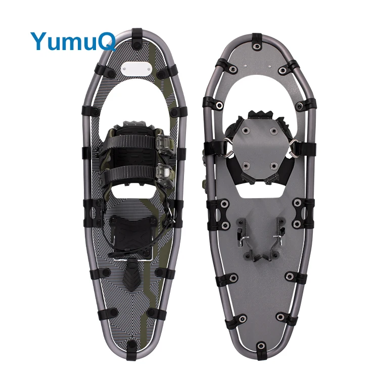 YumuQ Heel Riser Snow Shoe Mountain Snowshoes Hiking With Heal Lift Aluminum Plastic For Kids
