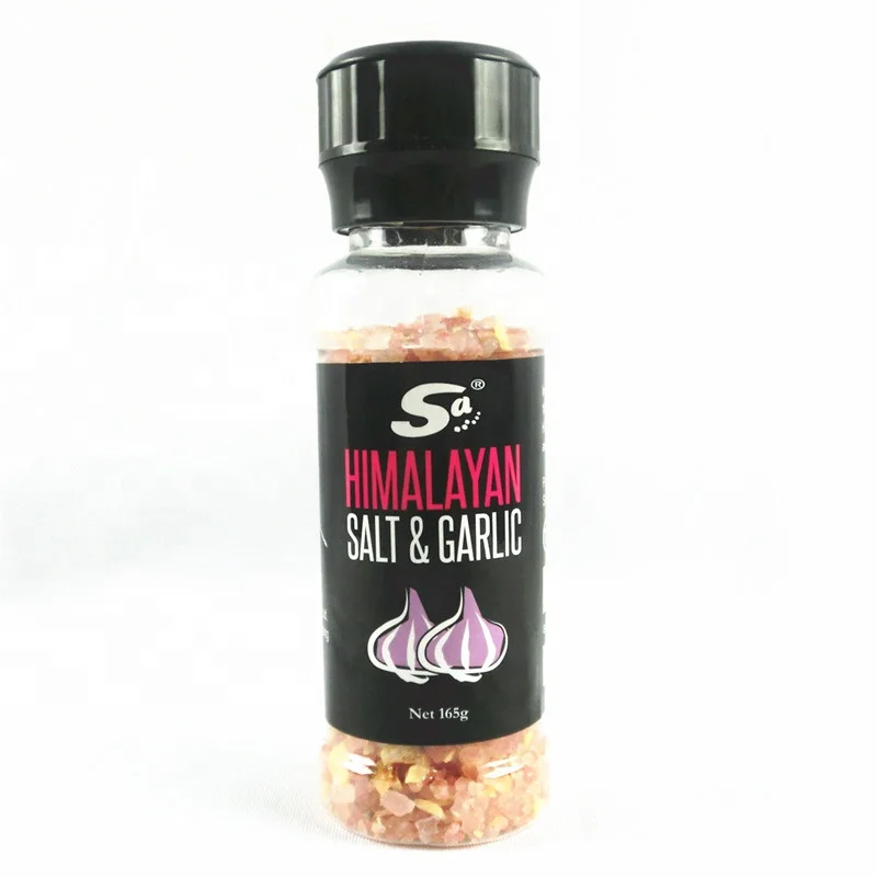 pink salt+ garlic