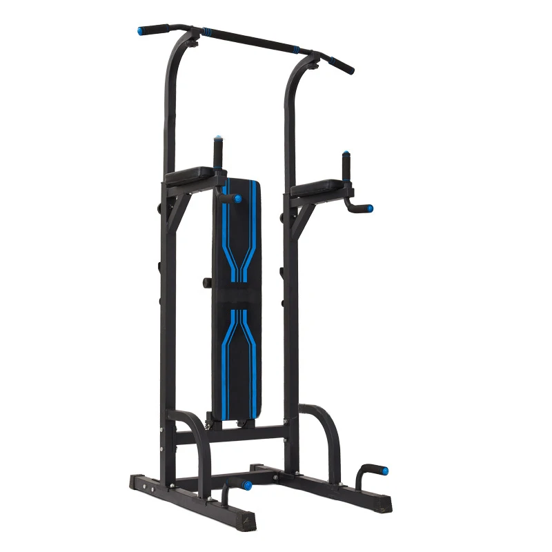 Adjustable Pull Up & Dip Station & Ab Workout & Bench, Multifunctional Home Gym Fitness Equipment