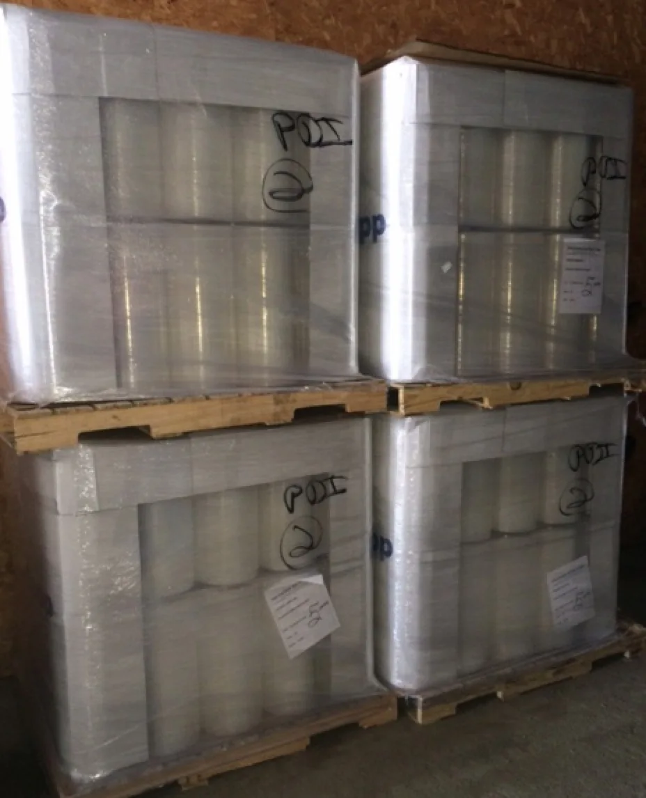 PE jumbo roll 50 KG stretch film