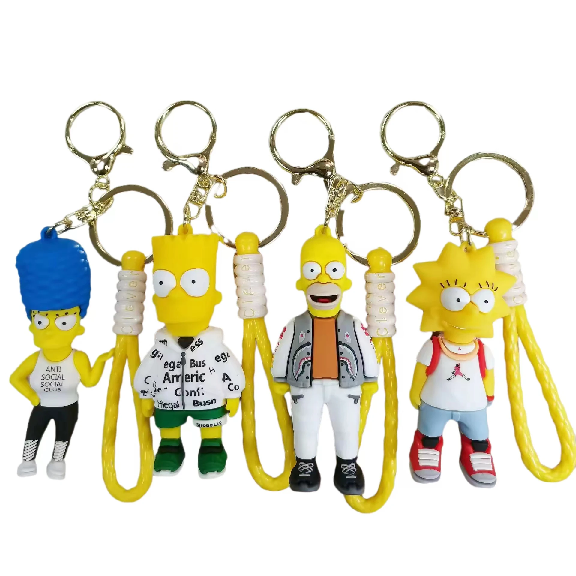 3D Аниме семейная история кукла брелок для ключей сумка от автомобиля кулон оптовая продажа Заводские изготовленные на заказ Мультяшные ПВХ резиновые