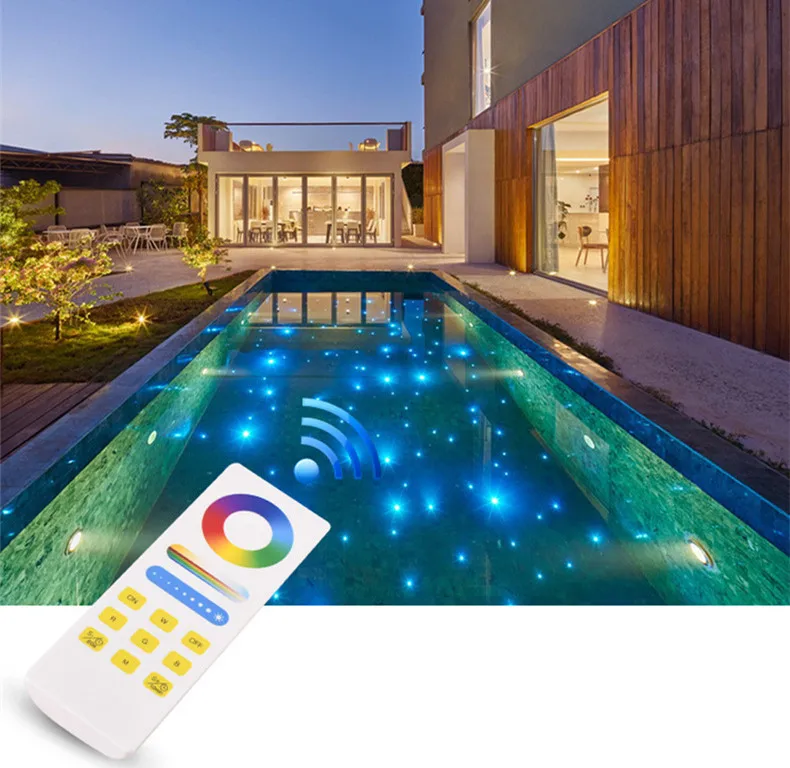 VLIKE 18W 25w 35w smart LED Pool Light Smart Phone App WIFI stainless steel Resin Filled Swimming Pool Lamp Underwater Lights