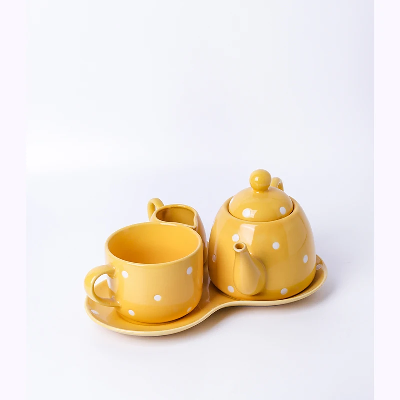
Guaranteed Quality Unique Teapot Set Ceramic Porcelain Suit Teapot Set 