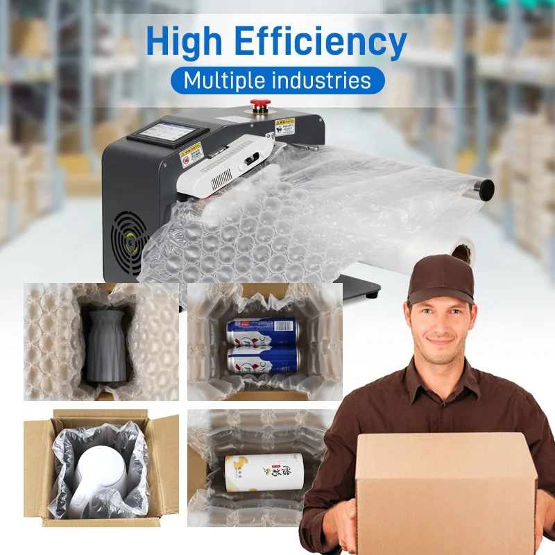 E-commerce Packing Bubble Roll Packaging Machine Air Pillow Cushion Machine