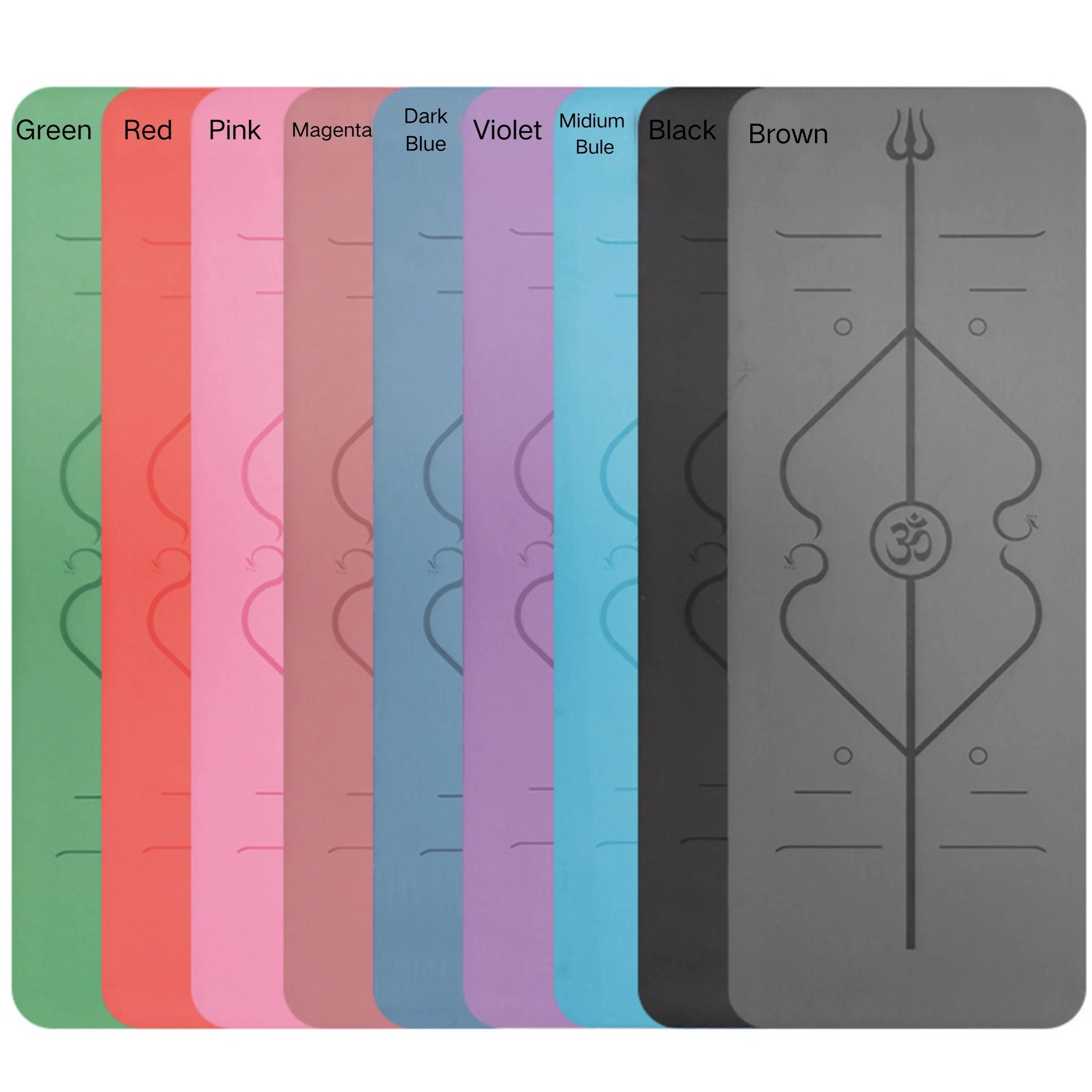 1.5mm Ultra-Thin High-Density PU Natural Rubber Yoga Mat, Portable and Foldable, Professional Non-Slip