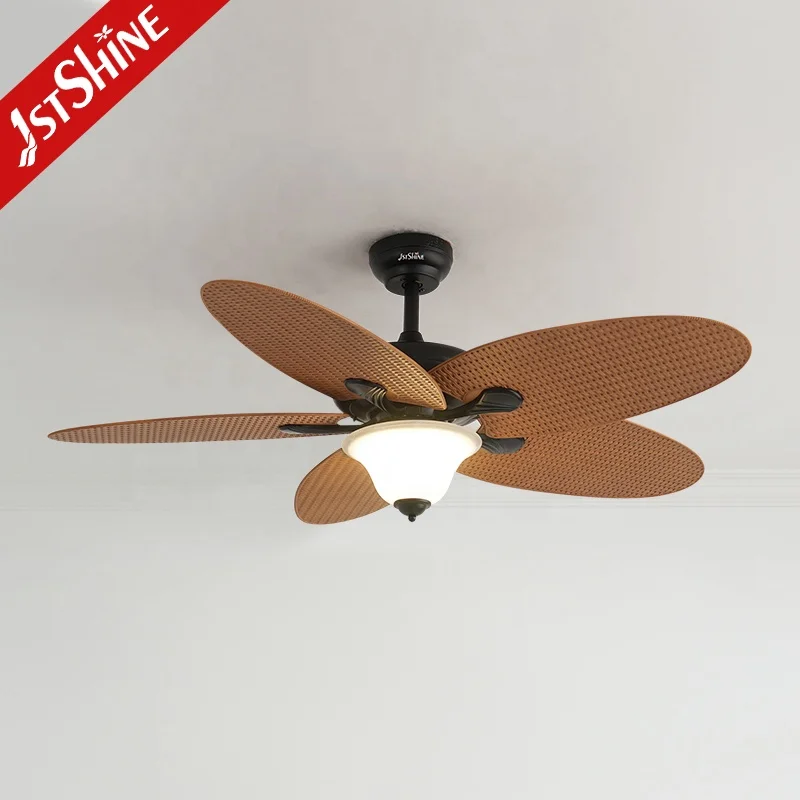 1stshine ceiling fan light 5 ABS fancy design blades classic decorative LED lighting ceiling fan with light